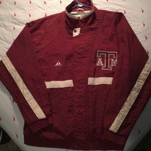 90’s Texas A&M windbreaker jacket